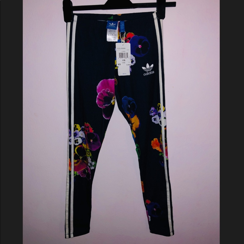 Adidas Flower Leggings XS